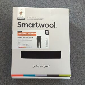 Smartwool Black Merino Women's Base Layer Pants